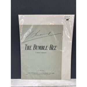 1930's The Bumble Bee by N. Rimsky-Korsakoff Vintage Sheet Music IN PACKAGE
